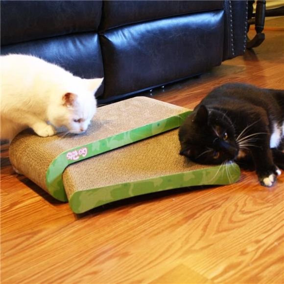 Premium Cat Scratcher, Infinity Lounge Corrugated Cardboard is Reversible - Picture 5 of 7